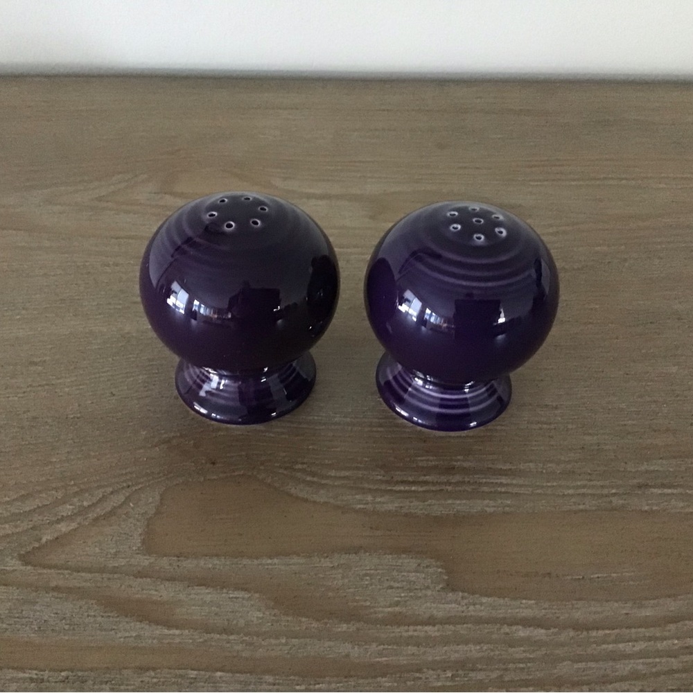 Fiesta Plum Salt & Pepper Shakers - Picture 7 of 7